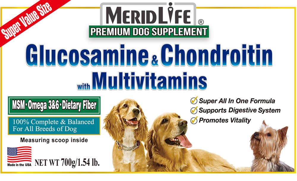 Glucosamine & Chondroitin with Multivitamin Supplement Facts