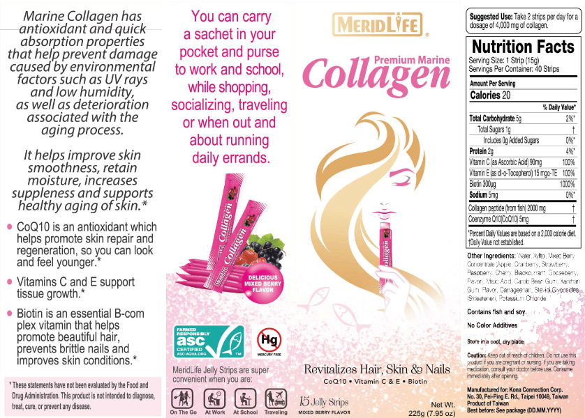 Collagen Jelly Strips Supplement Facts