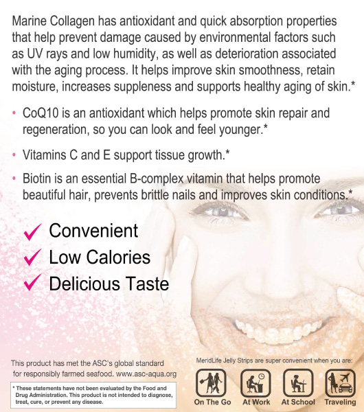 Collagen Jelly Strips Supplement Facts