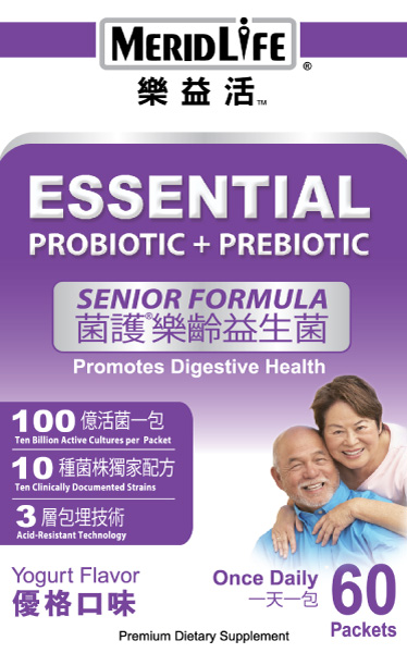 Essential Probiotics Senior Supplement Facts